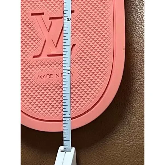 Louis Vuitton Slide Sandals - Stylish Coral Louis Vuitton Slide Sandals - Stylish Coral | eBay main image 3